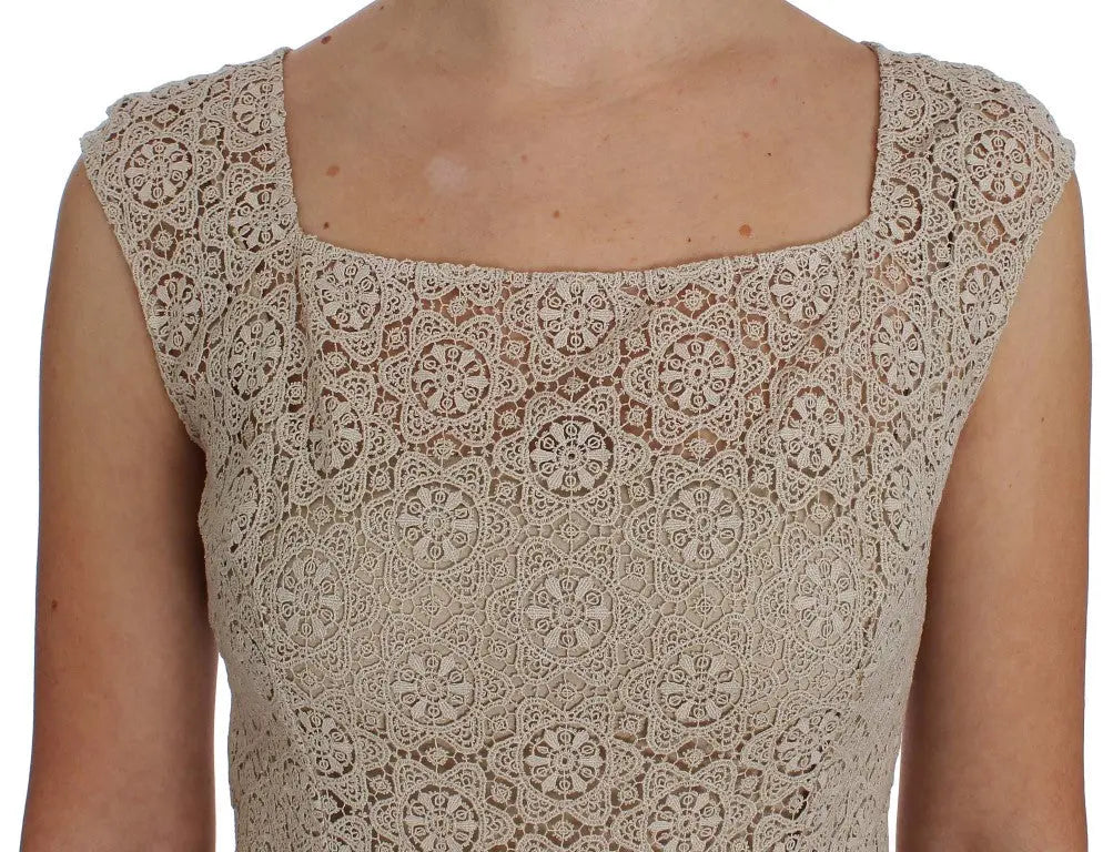 Robe Dolce & Gabbana Ricamo beige Dolce & Gabbana