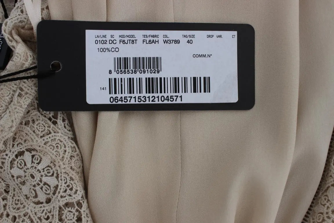 Robe Dolce & Gabbana Ricamo beige Dolce & Gabbana