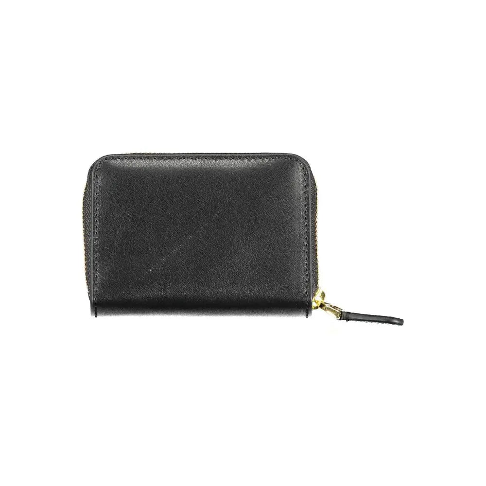 Portefeuille Noir Cuir 2 Compartiments Ralph Lauren