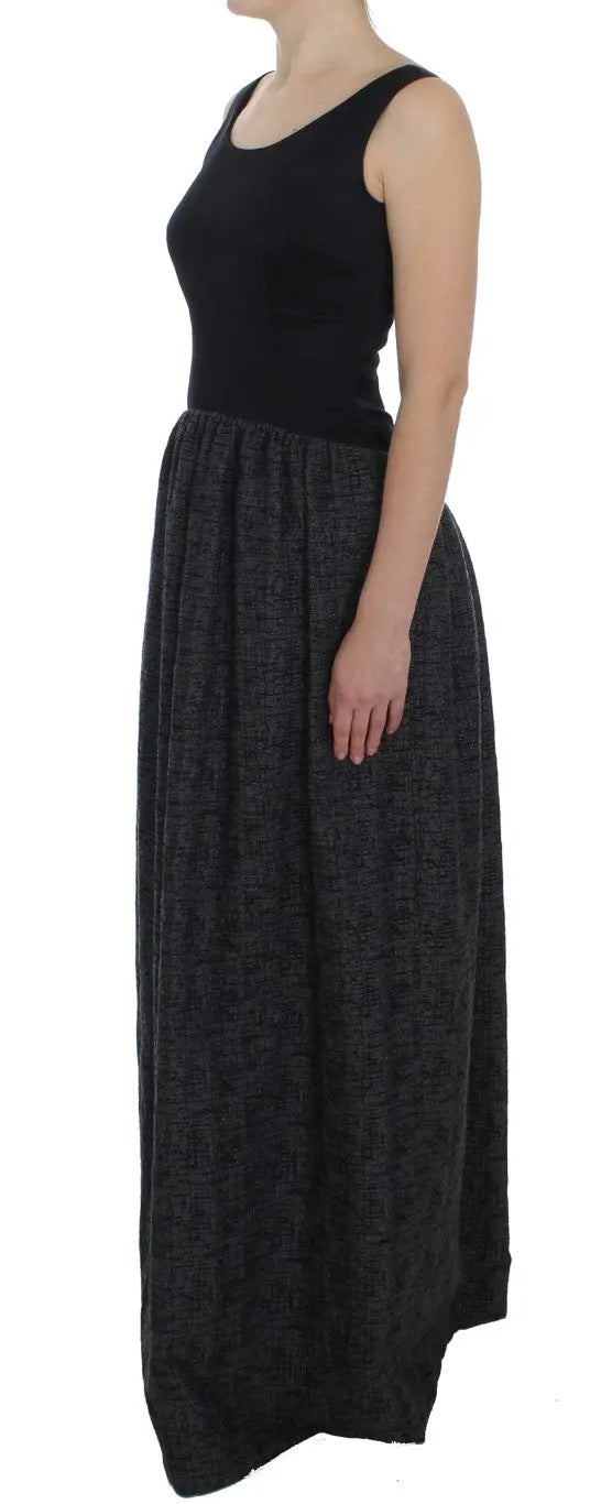Robe Dolce & Gabbana pleine longueur noire et grise Dolce & Gabbana