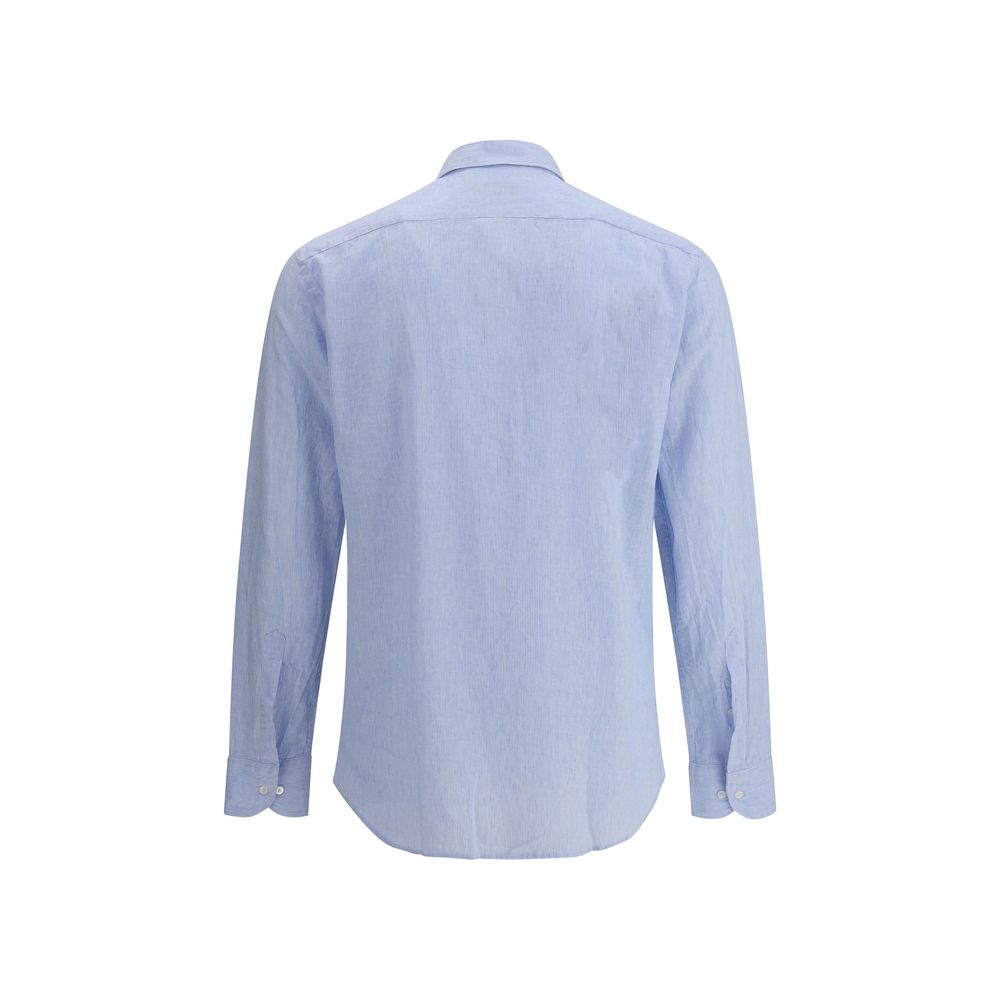 Chemise Brooksfield rayée bleue