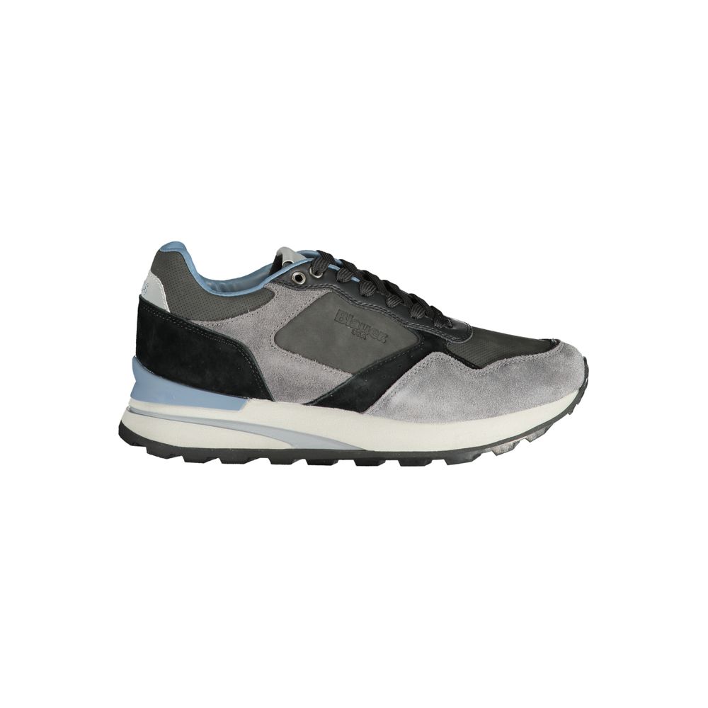 Baskets Blauer grises