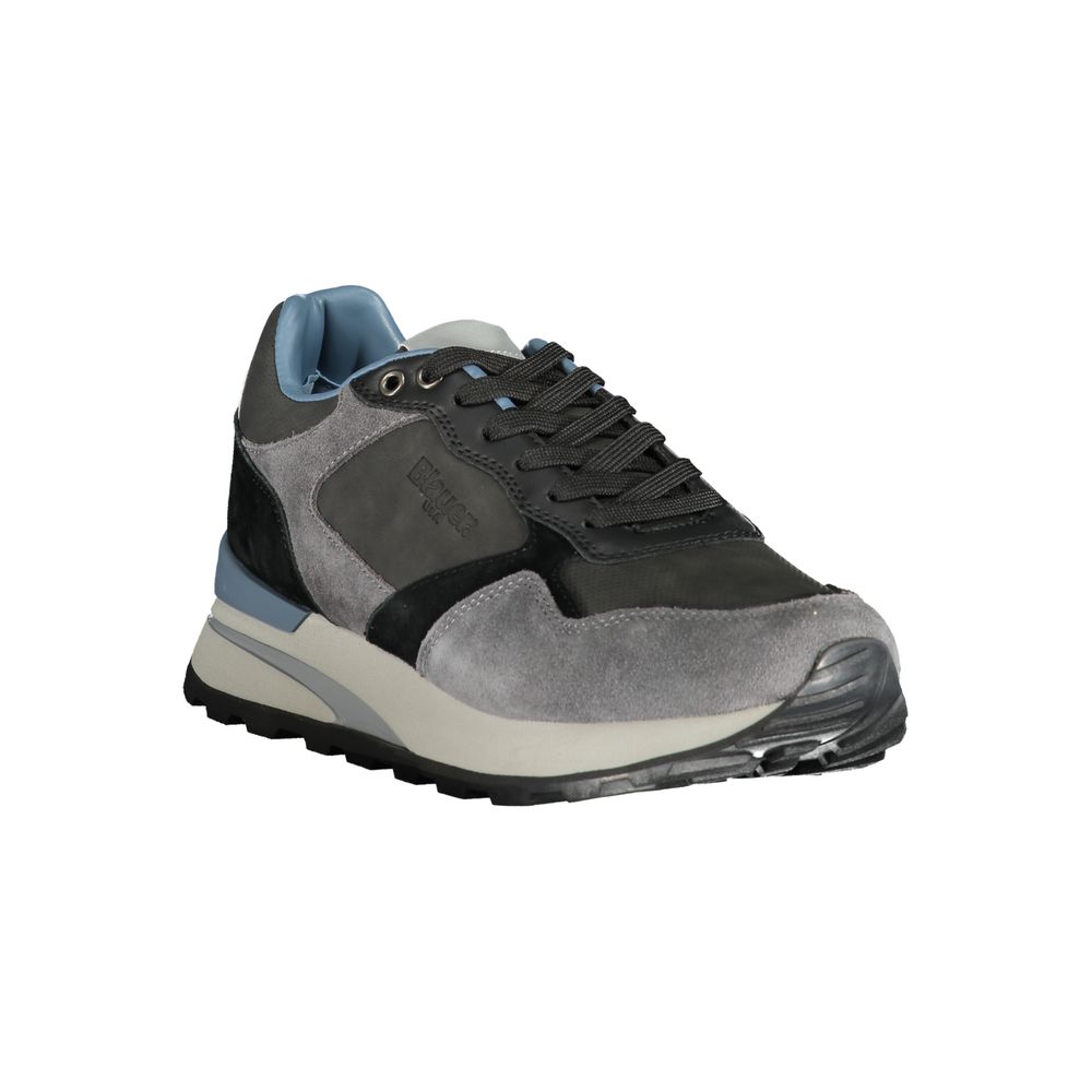 Baskets Blauer grises