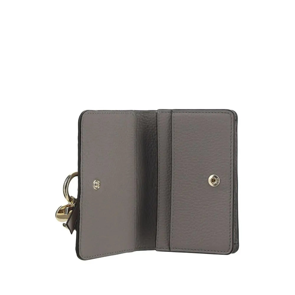 Portefeuille Chloé Alphabet marron Chloé