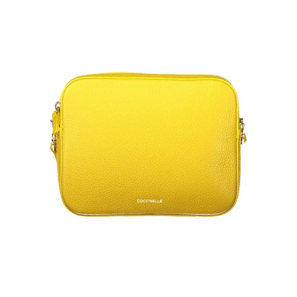 Sac à main Coccinelle Tebe jaune Coccinelle