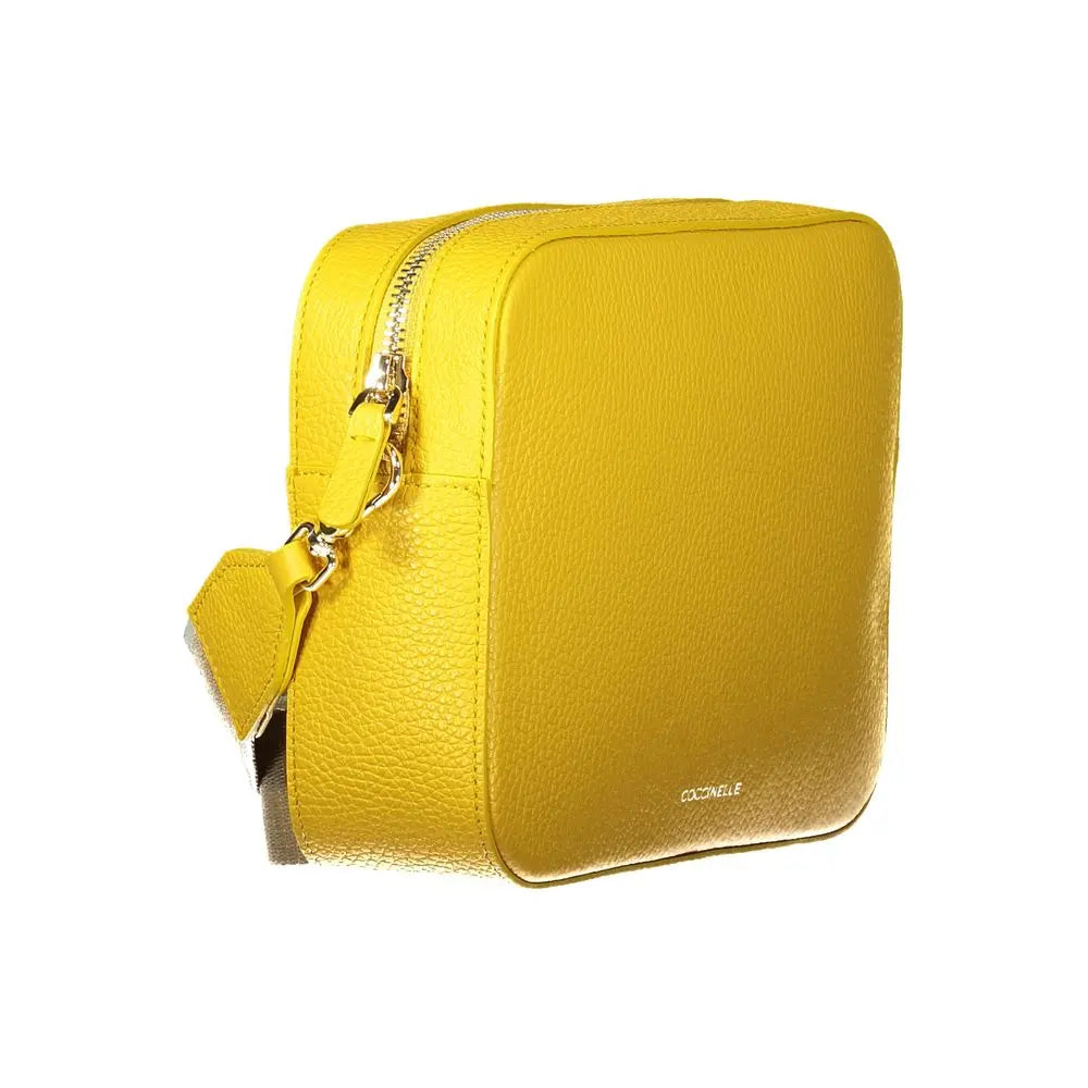Sac à main Coccinelle Tebe jaune Coccinelle
