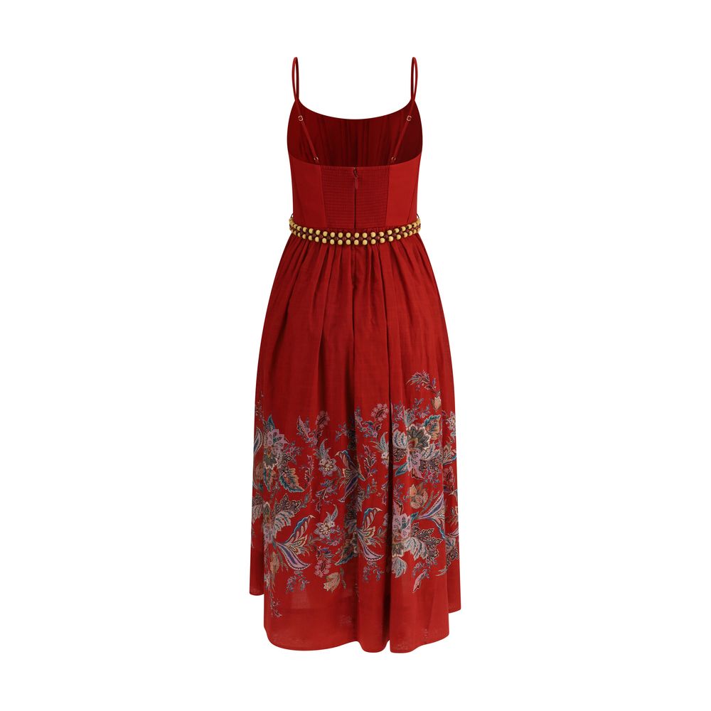 Robe Zimmermann Rhiannon rouge floral