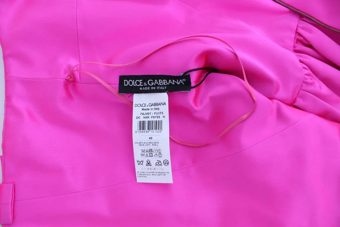 Robe Dolce & Gabbana longue rose Dolce & Gabbana