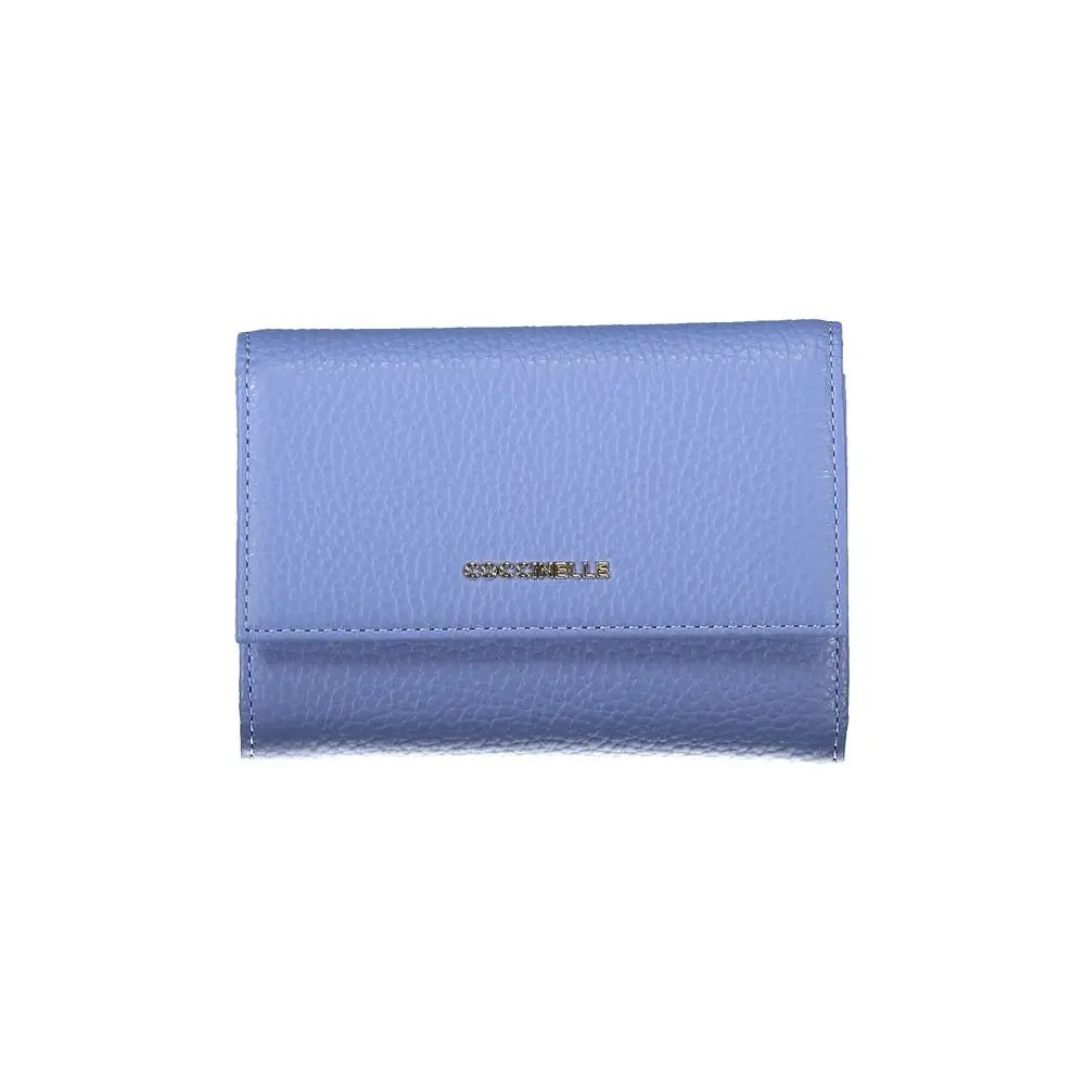 Portefeuille Metallic bleu Coccinelle