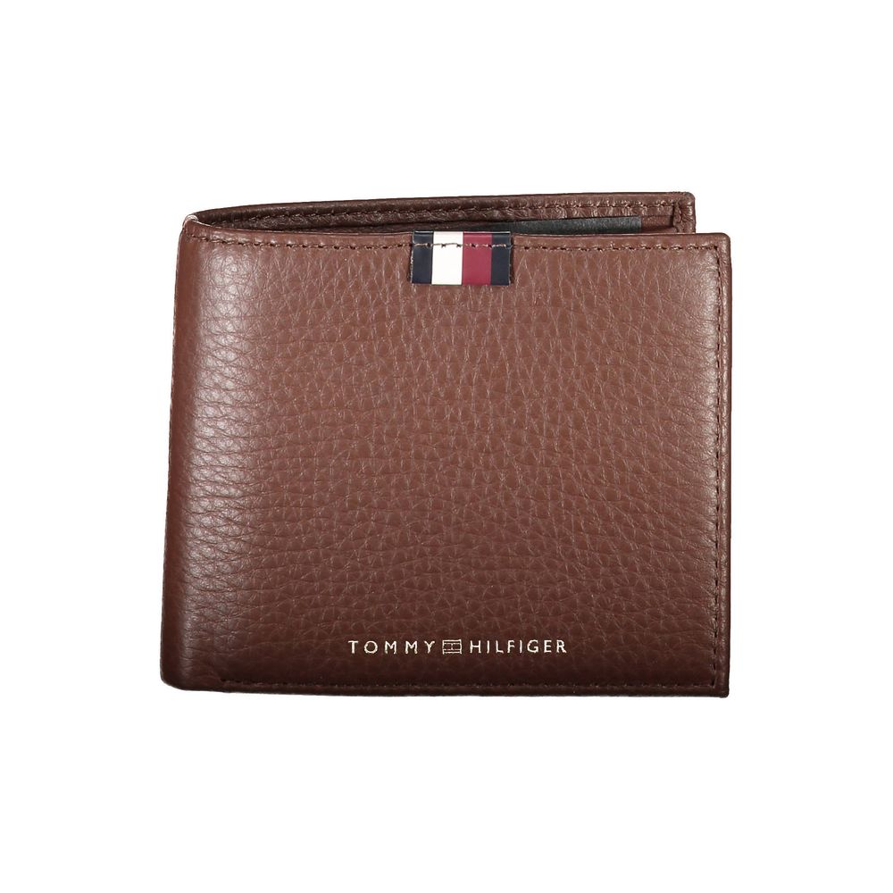 Portefeuille cuir brun