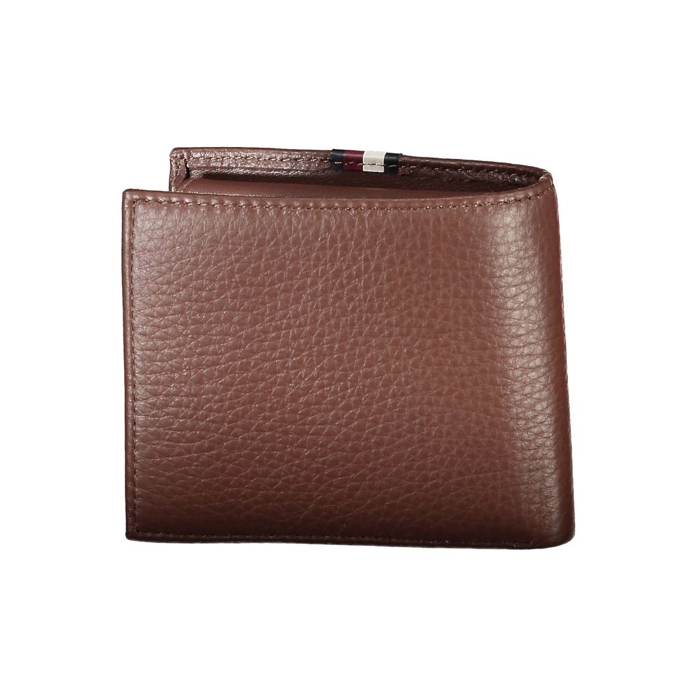 Portefeuille cuir brun