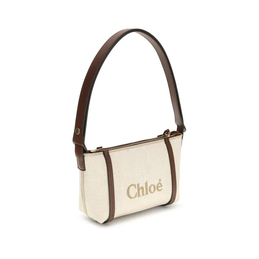 Sac bandoulière Chloé Carry beige Chloé