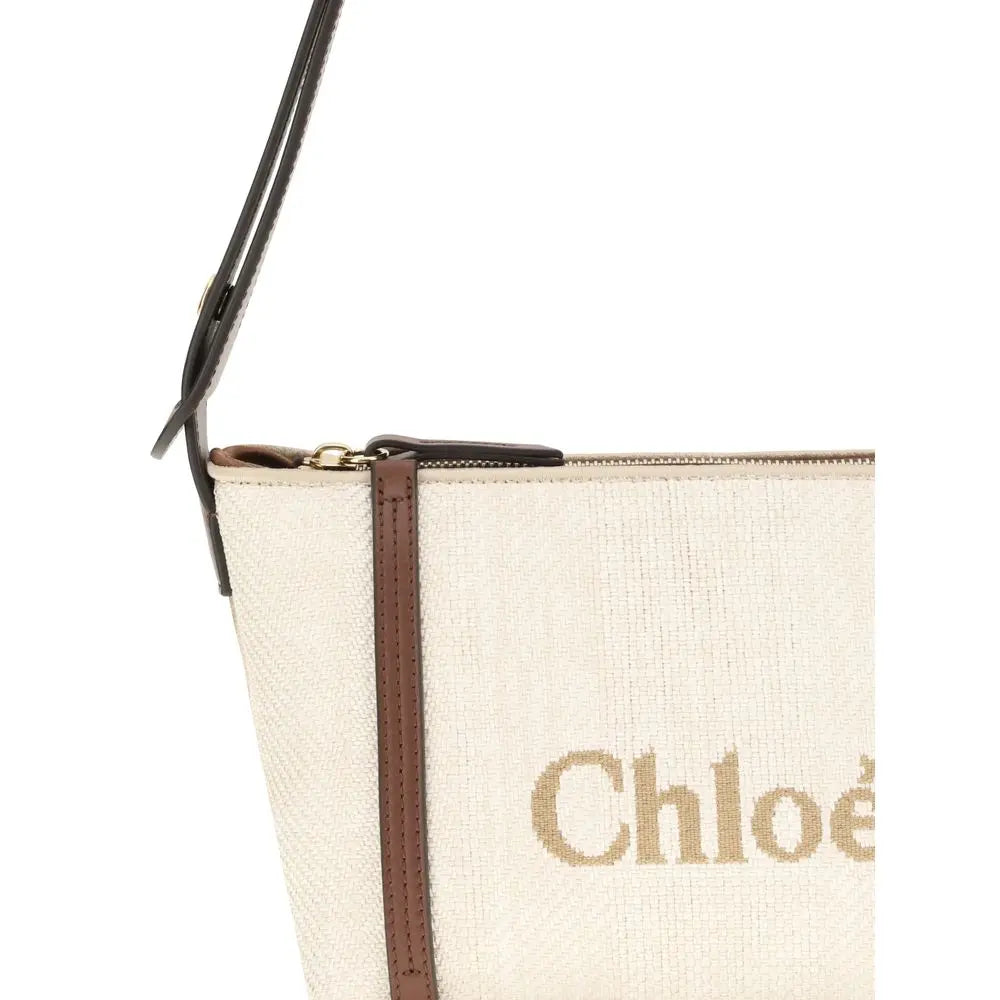 Sac bandoulière Chloé Carry beige Chloé