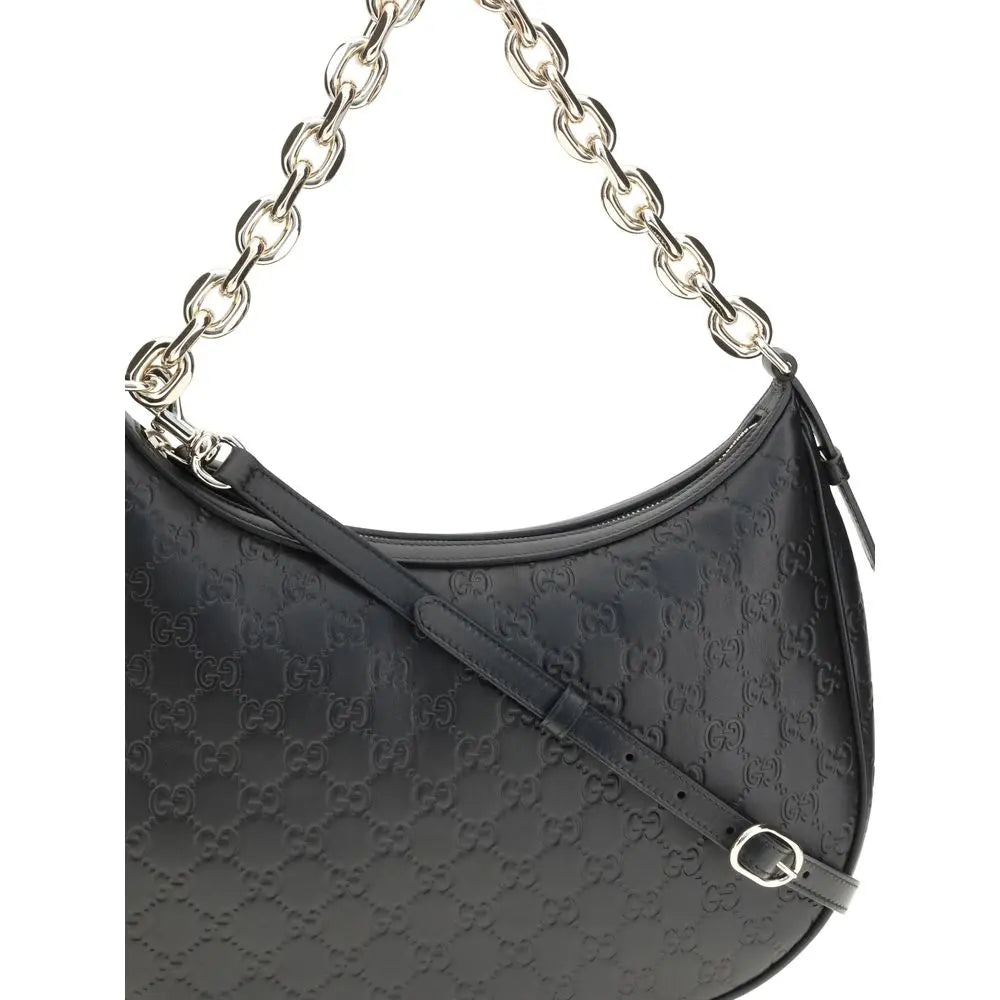Sac porté épaule Gucci GG Emblem noir Gucci