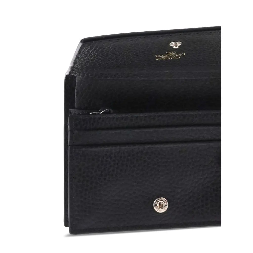 Portefeuille Valentino Garavani Rockstud noir Valentino Garavani