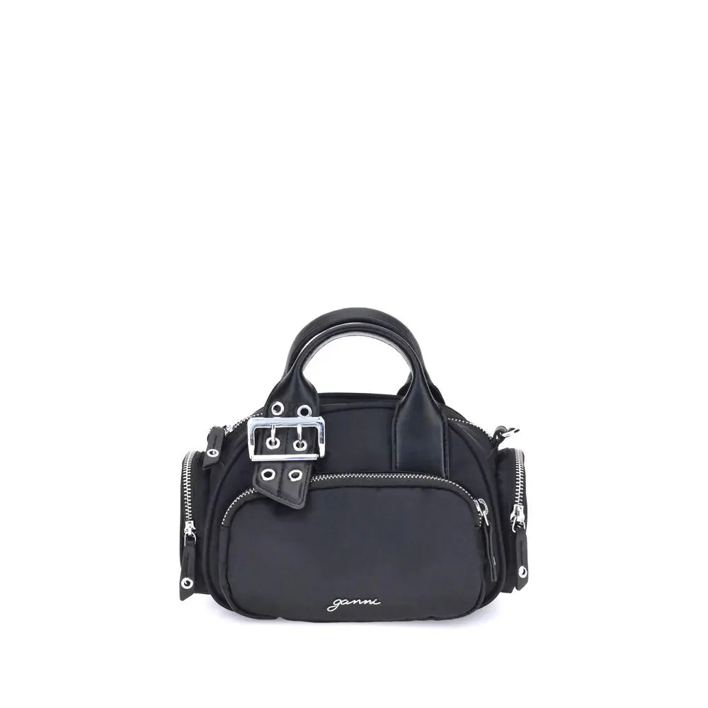 Sac mini Ganni Polochon noir Ganni
