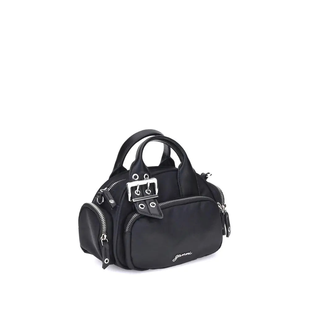 Sac mini Ganni Polochon noir Ganni