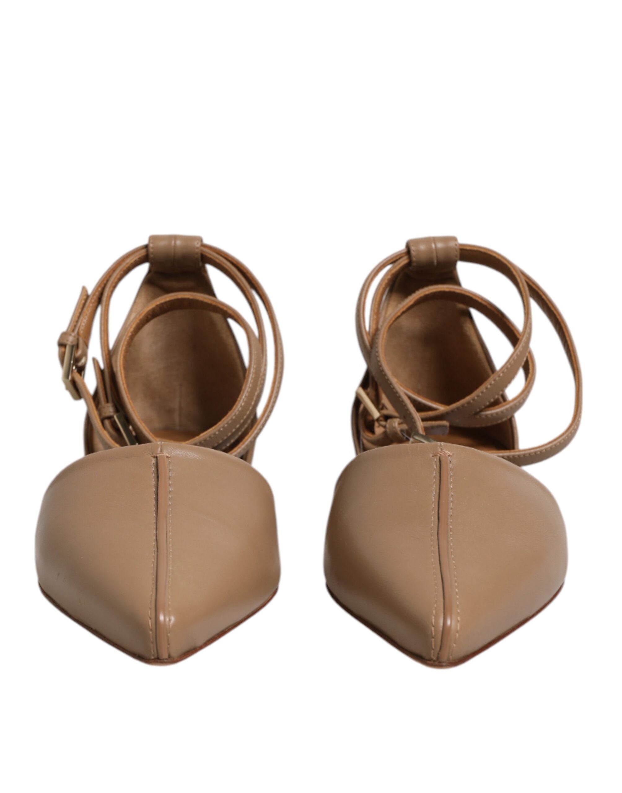 Sandales Max Mara avec bride beiges