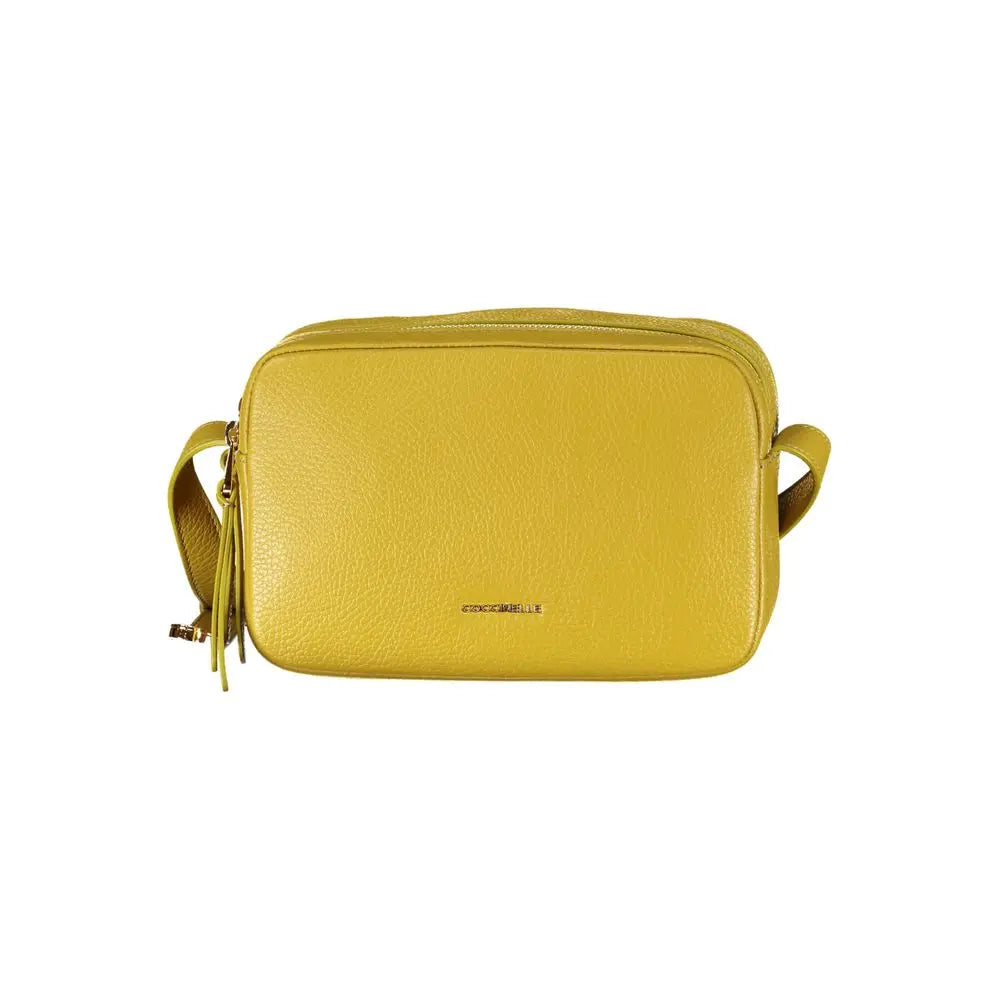 Sac à main vert cuir Coccinelle