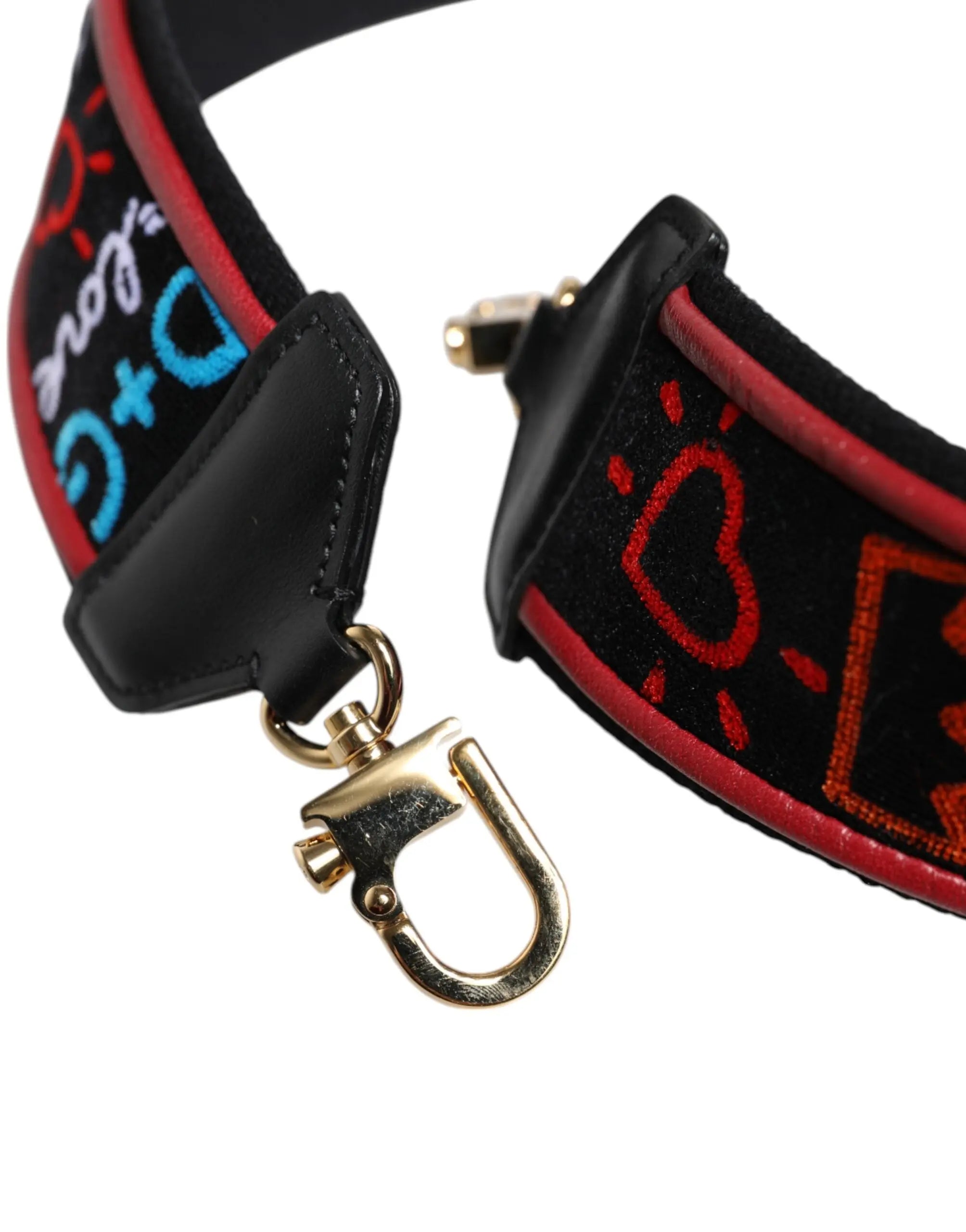 Sangle Dolce & Gabbana noire multicolore Dolce & Gabbana
