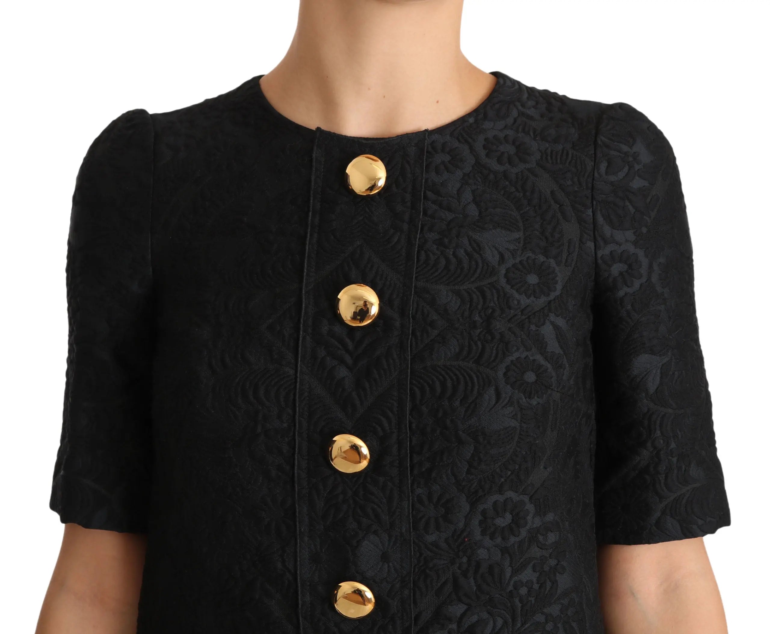 Robe Dolce & Gabbana Shift noire Dolce & Gabbana