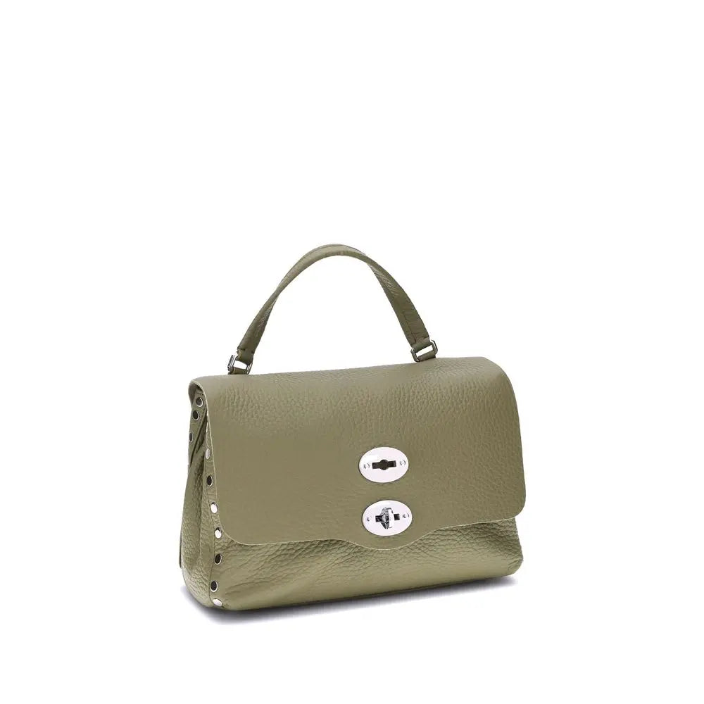 Sac à bandoulière Zanellato Postina Centauro en cuir noir Zanellato