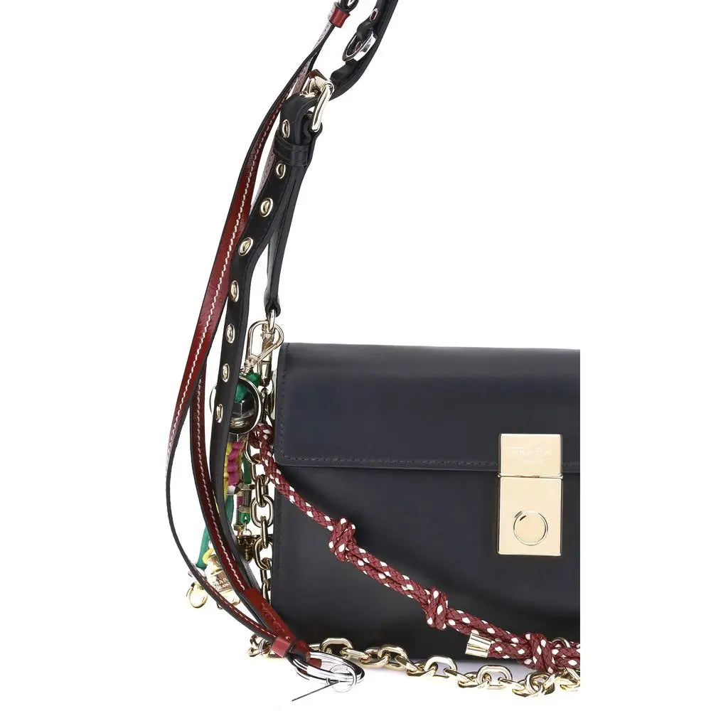 Sac épaule Prada Soft Sound noir Prada