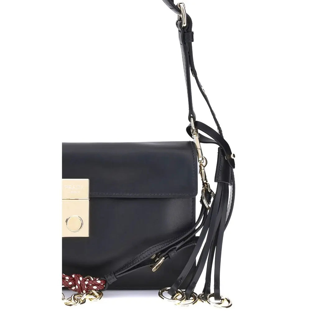 Sac épaule Prada Soft Sound noir Prada