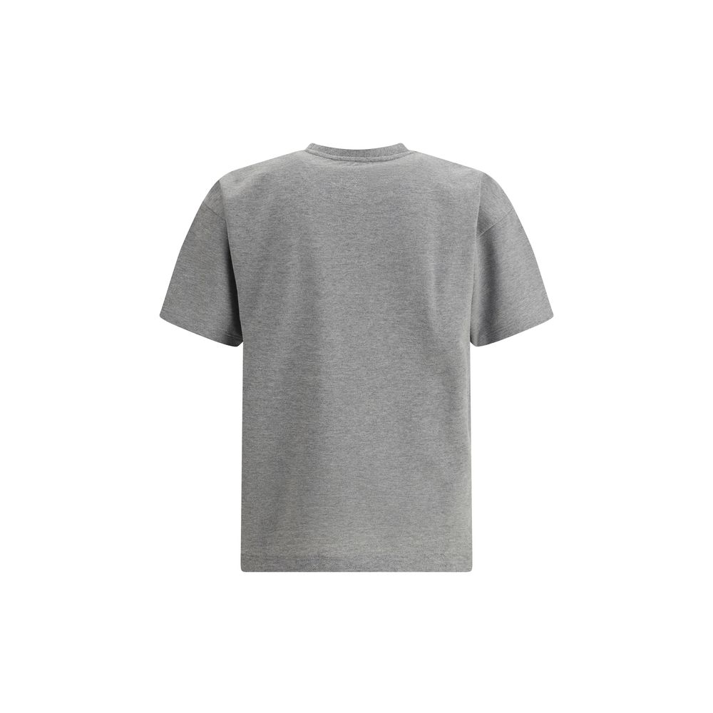 T-shirt Saint Laurent oversized mélangé noir