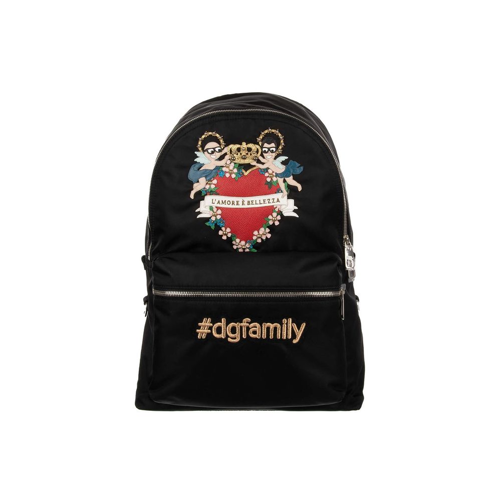 Sac à dos Family Patch en cuir brun