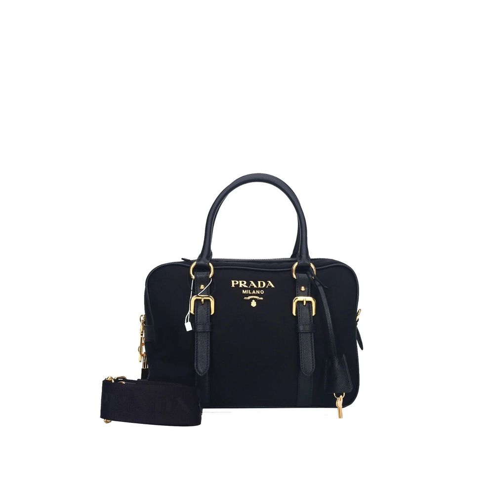 Sac à main Prada Logo noir