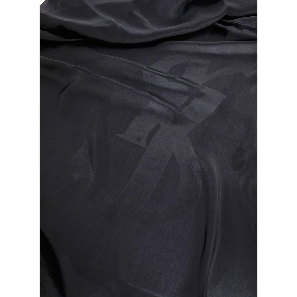 Écharpe Saint Laurent Cassandre noire