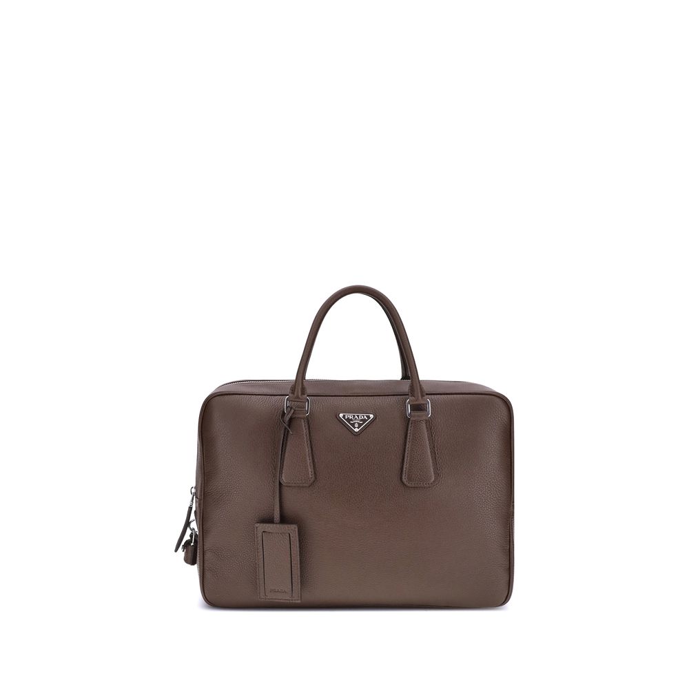 Sac Prada homme cuir noir