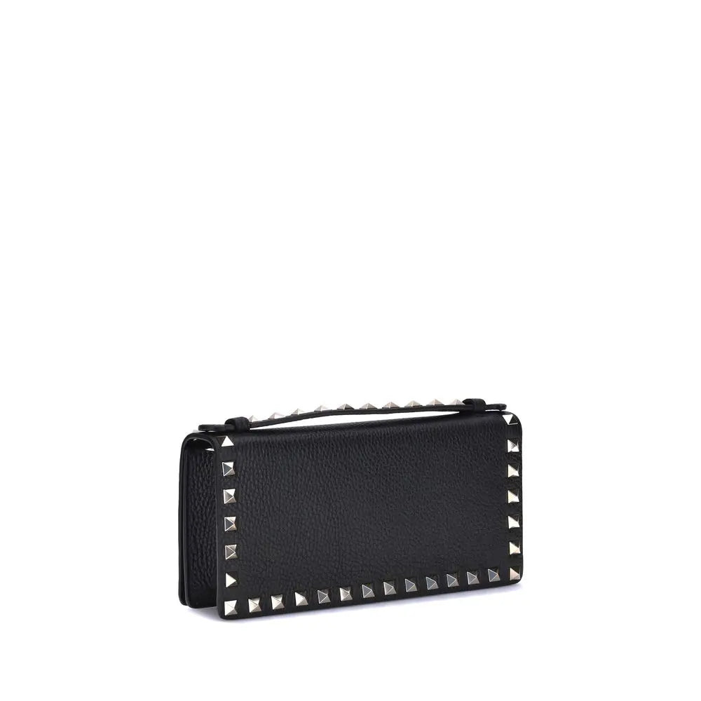 Portefeuille Valentino Garavani Rockstud noir Valentino Garavani