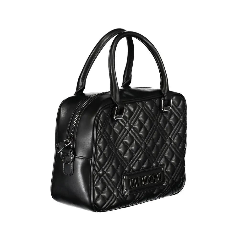 Sac handbag noir Love Moschino