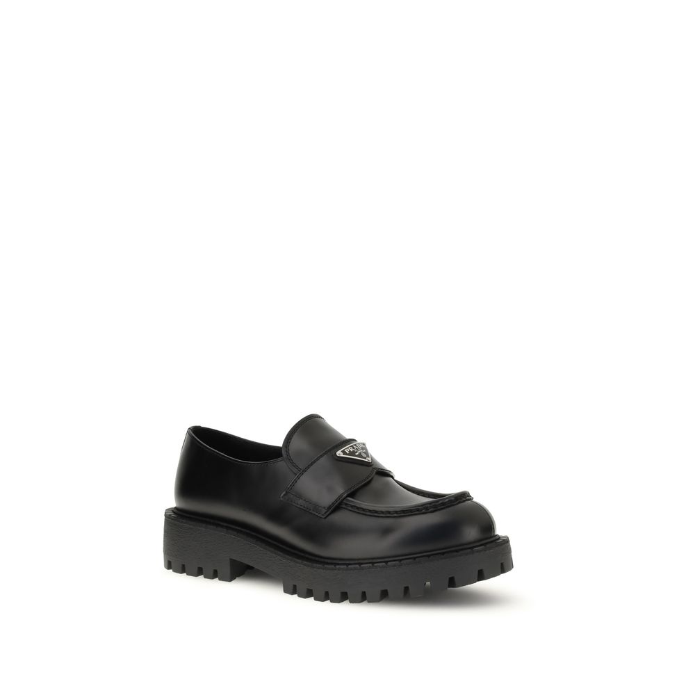 Loafers Prada Double Chocolate marron