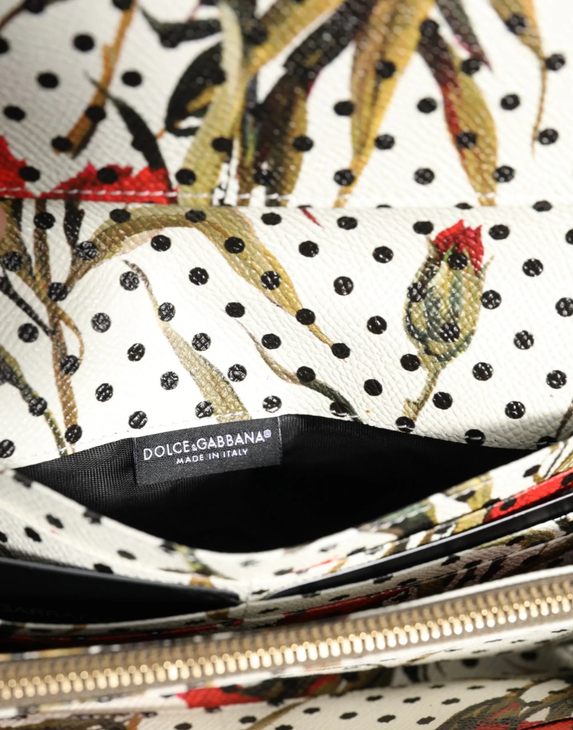 Porte-carte Dolce & Gabbana noir en cuir Dolce & Gabbana