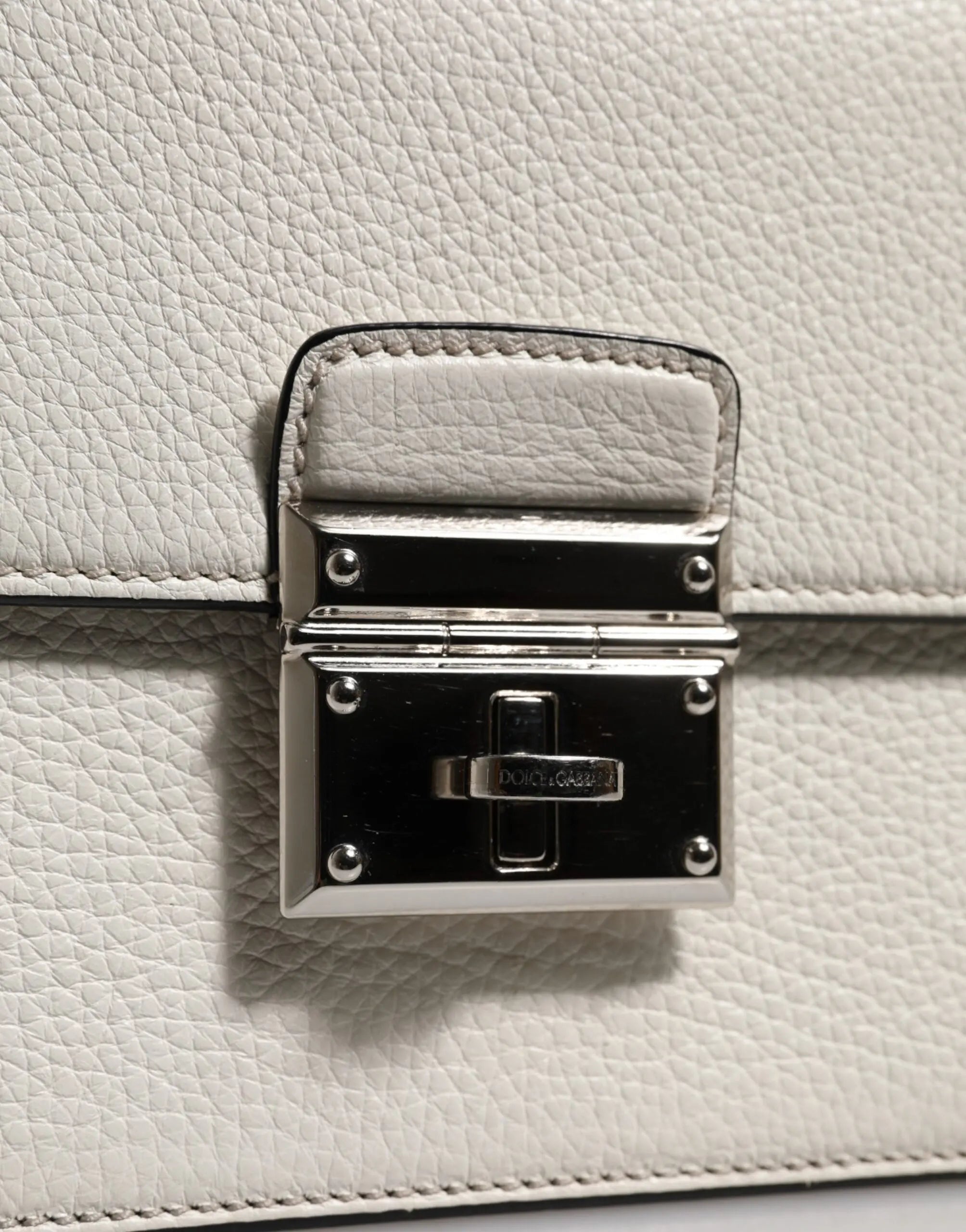 Sac Dolce & Gabbana avec chaîne blanc Dolce & Gabbana