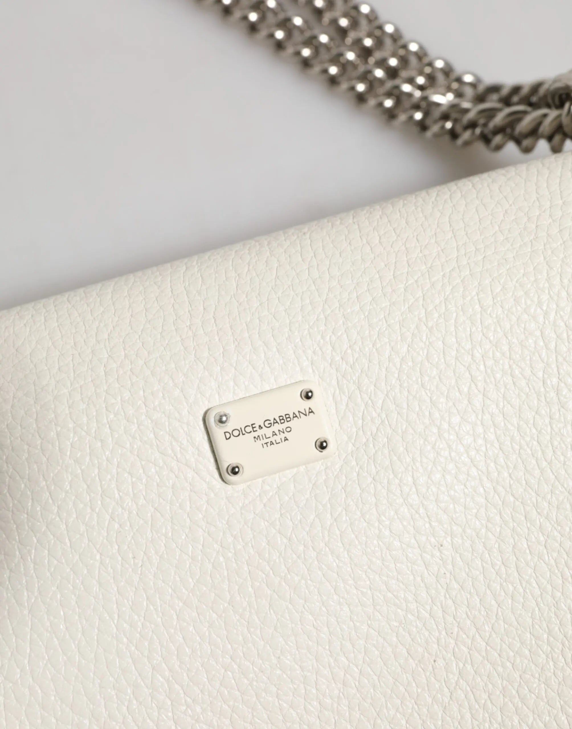 Sac Dolce & Gabbana avec chaîne blanc Dolce & Gabbana
