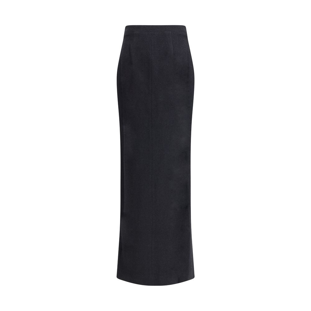 Jupe Alessandra Rich en tweed noire