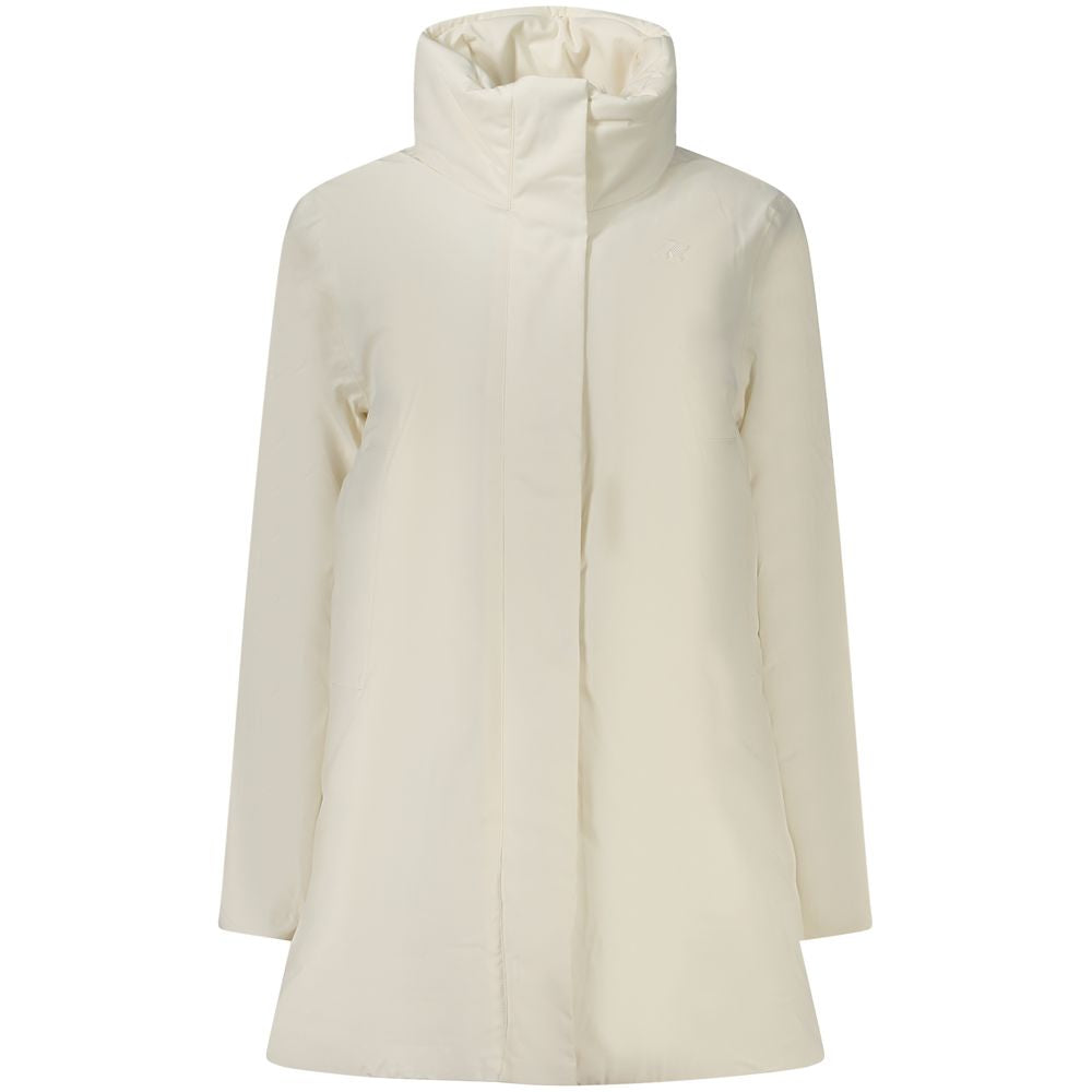 Veste K-Way zippée blanche