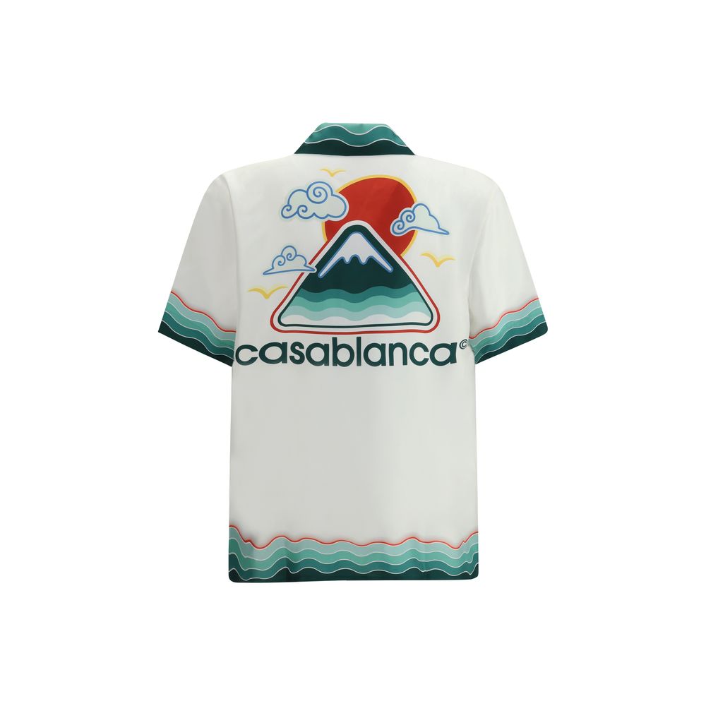 Chemise Montagne Ondulée imprimée multicolore