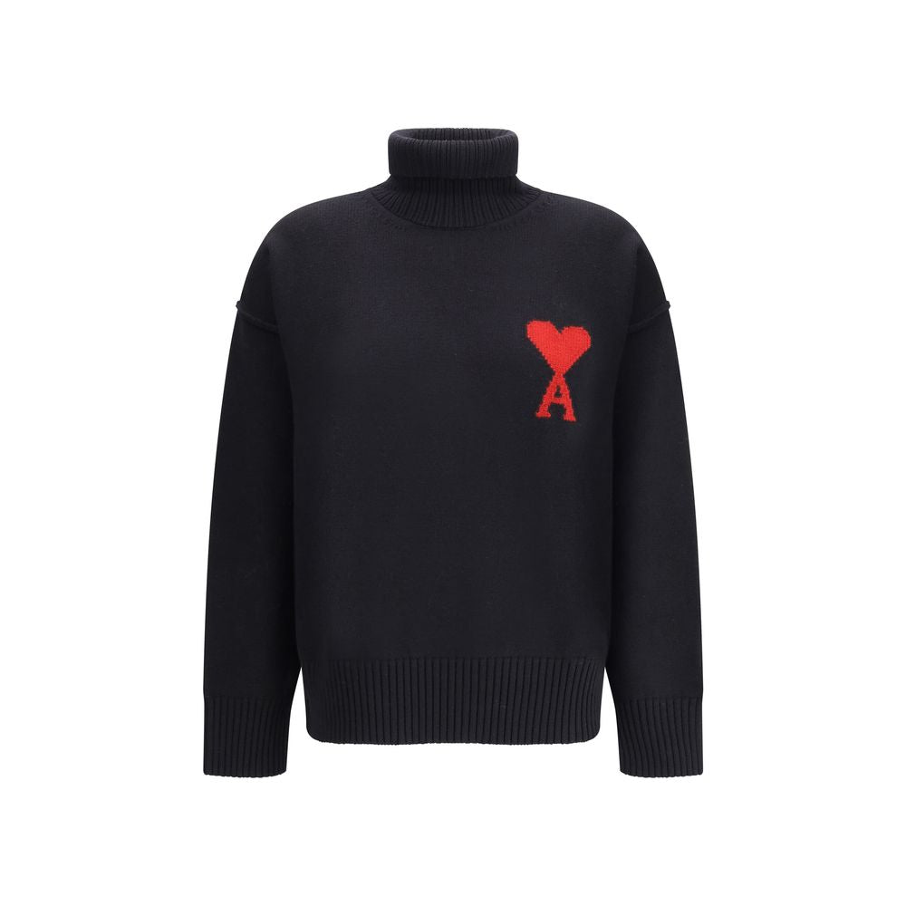 Pull Ami Paris Turtleneck bleu