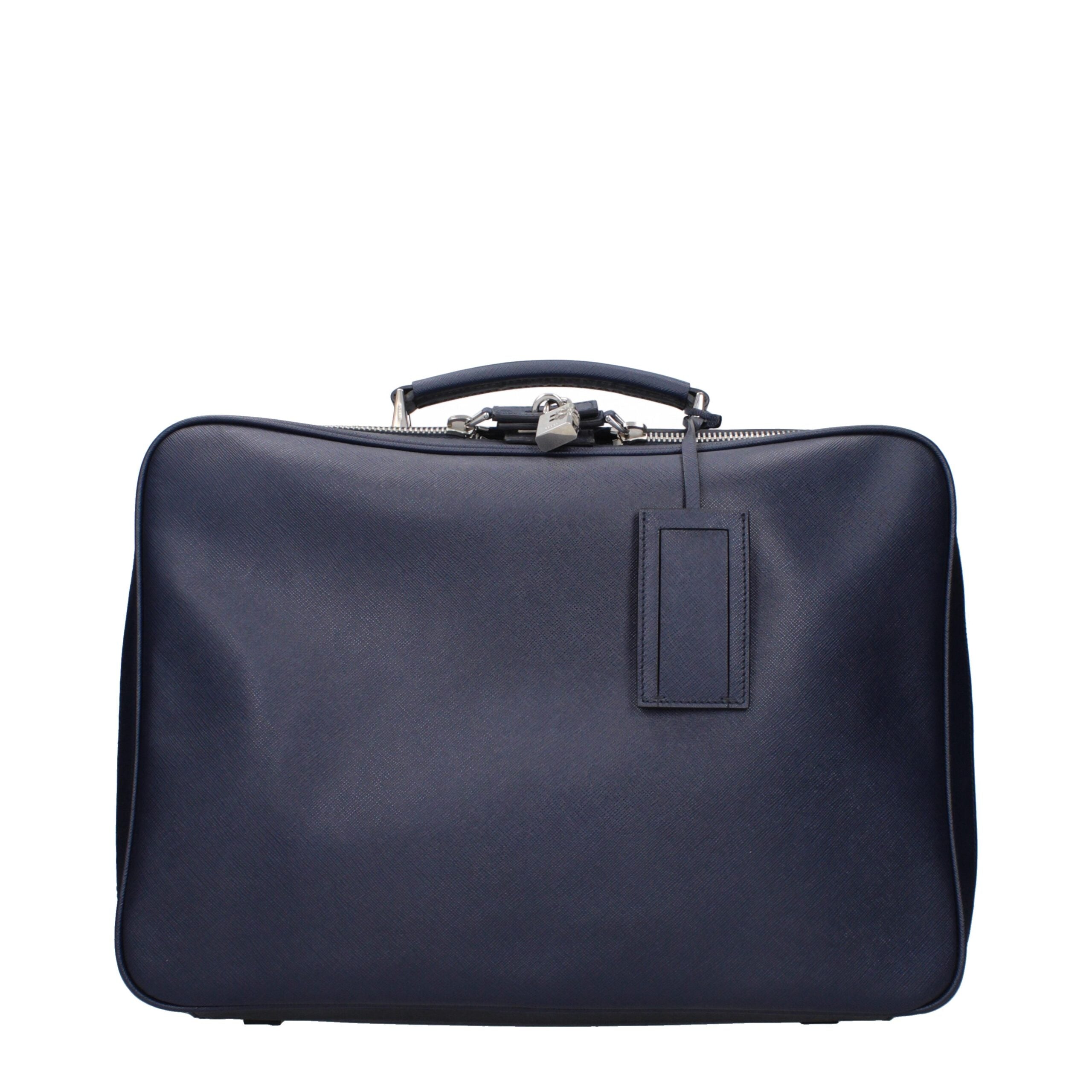 Bagages Prada bleu