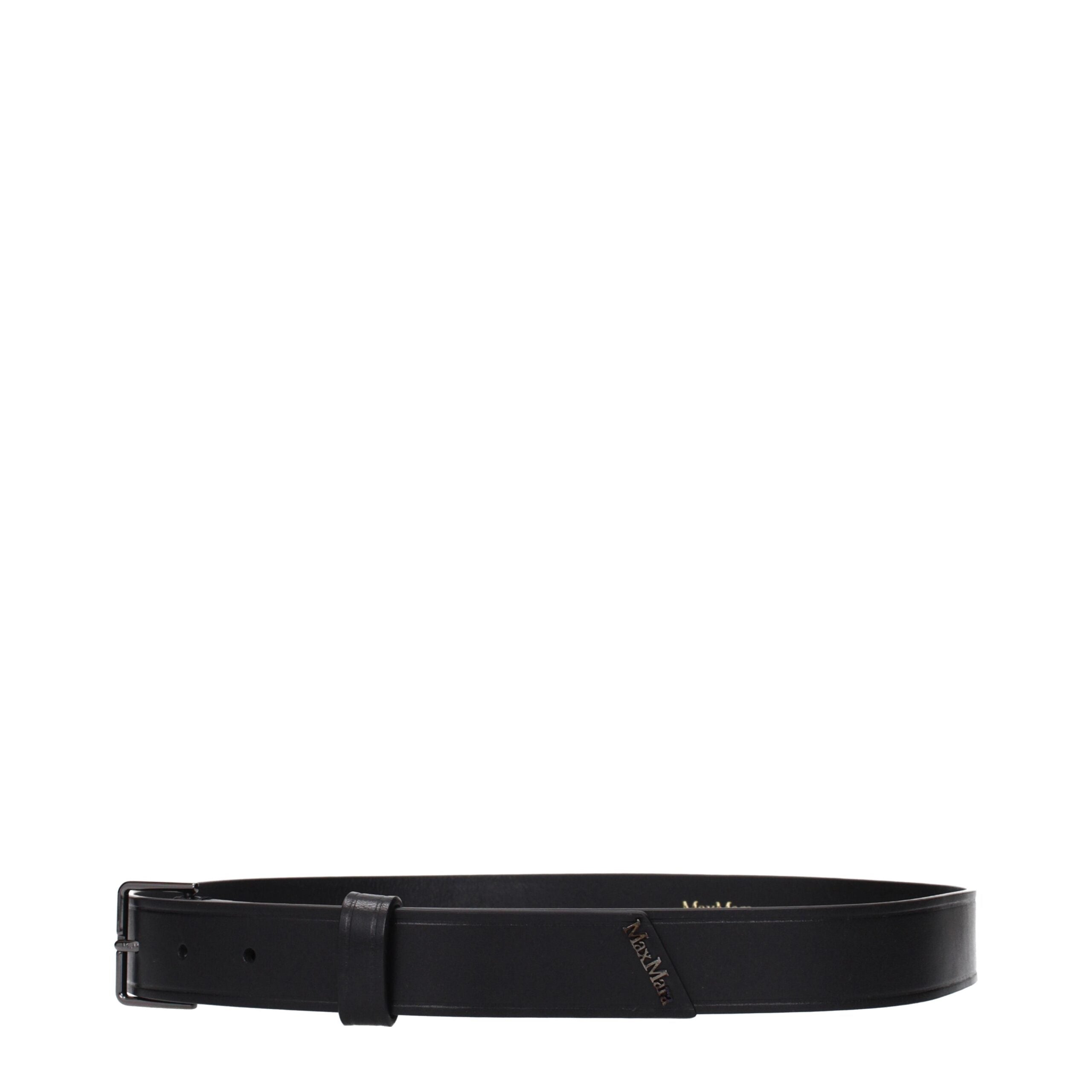 Ceinture Max Mara avec logo noire