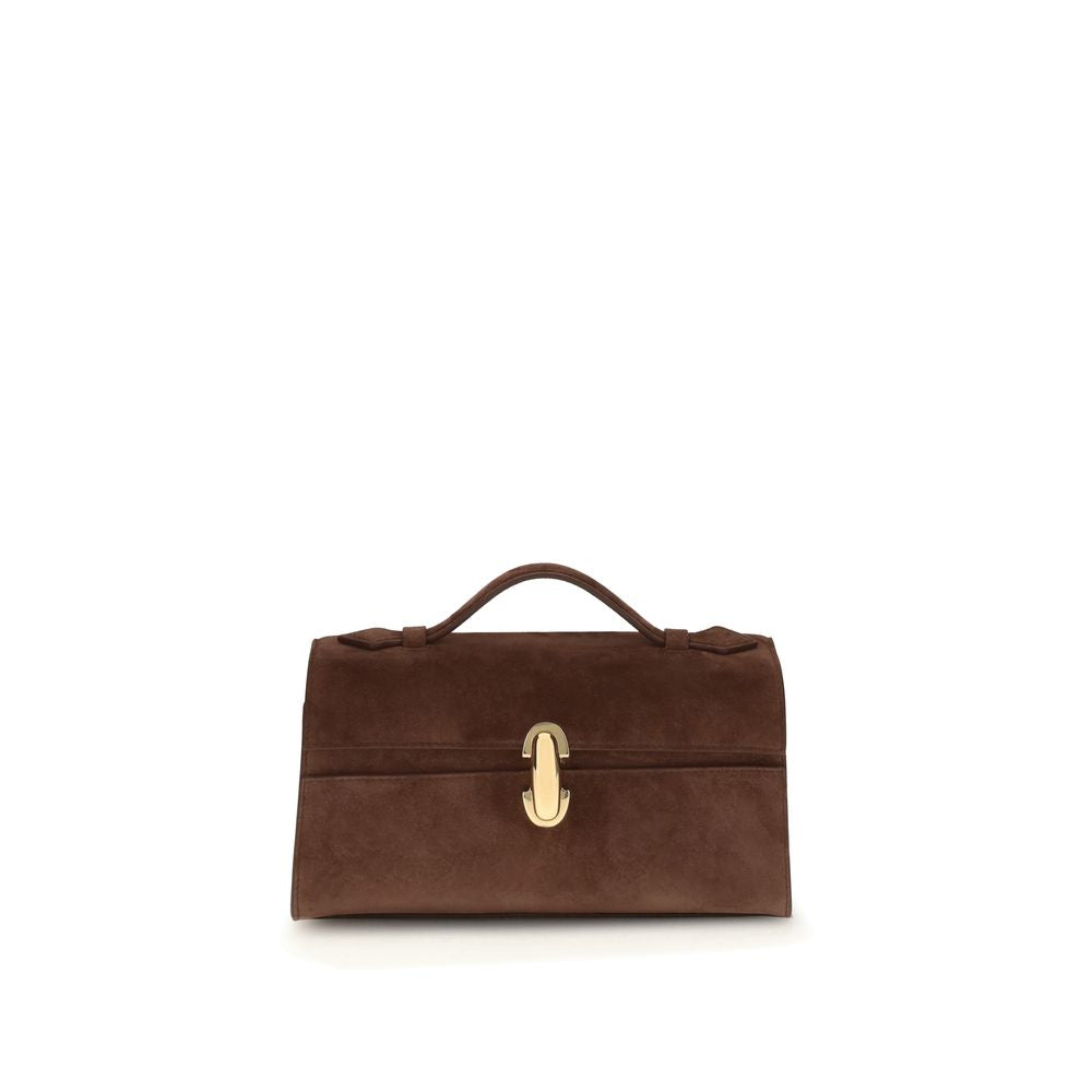 Sac Savette Symmetry en cuir noir