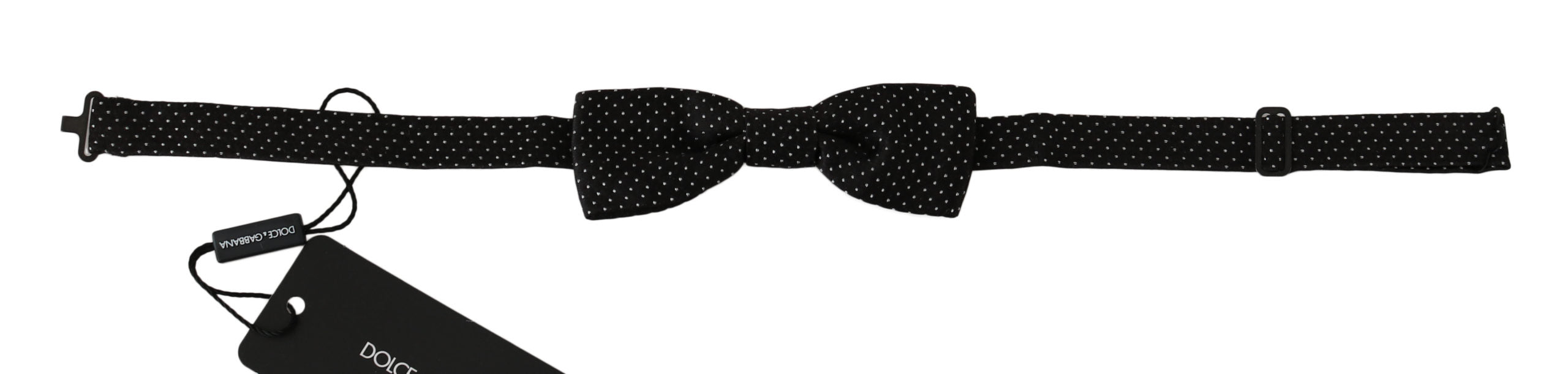 Nœud papillon Dolce & Gabbana à pois noirs