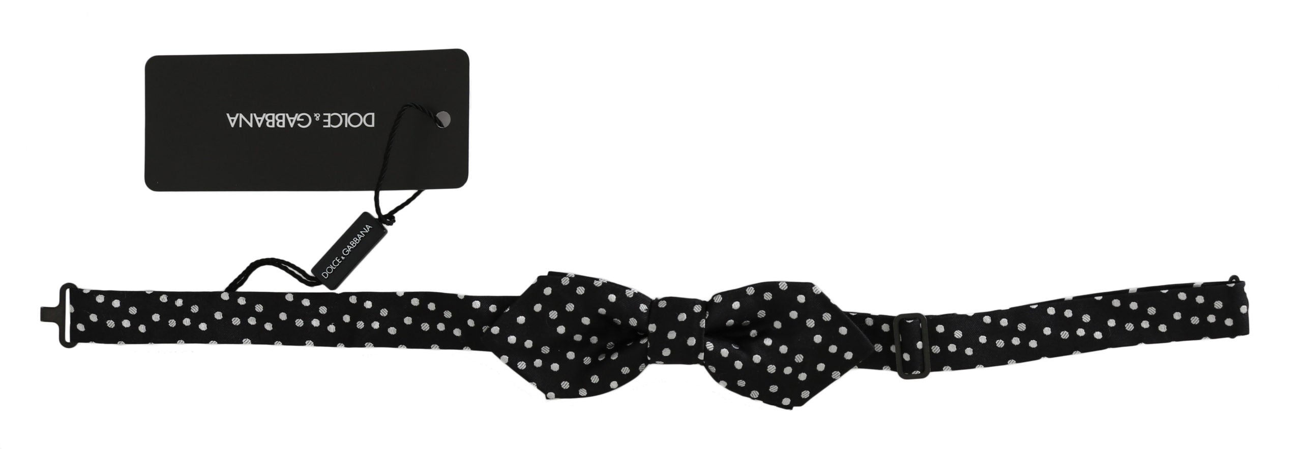 Nœud papillon Dolce & Gabbana noir à pois