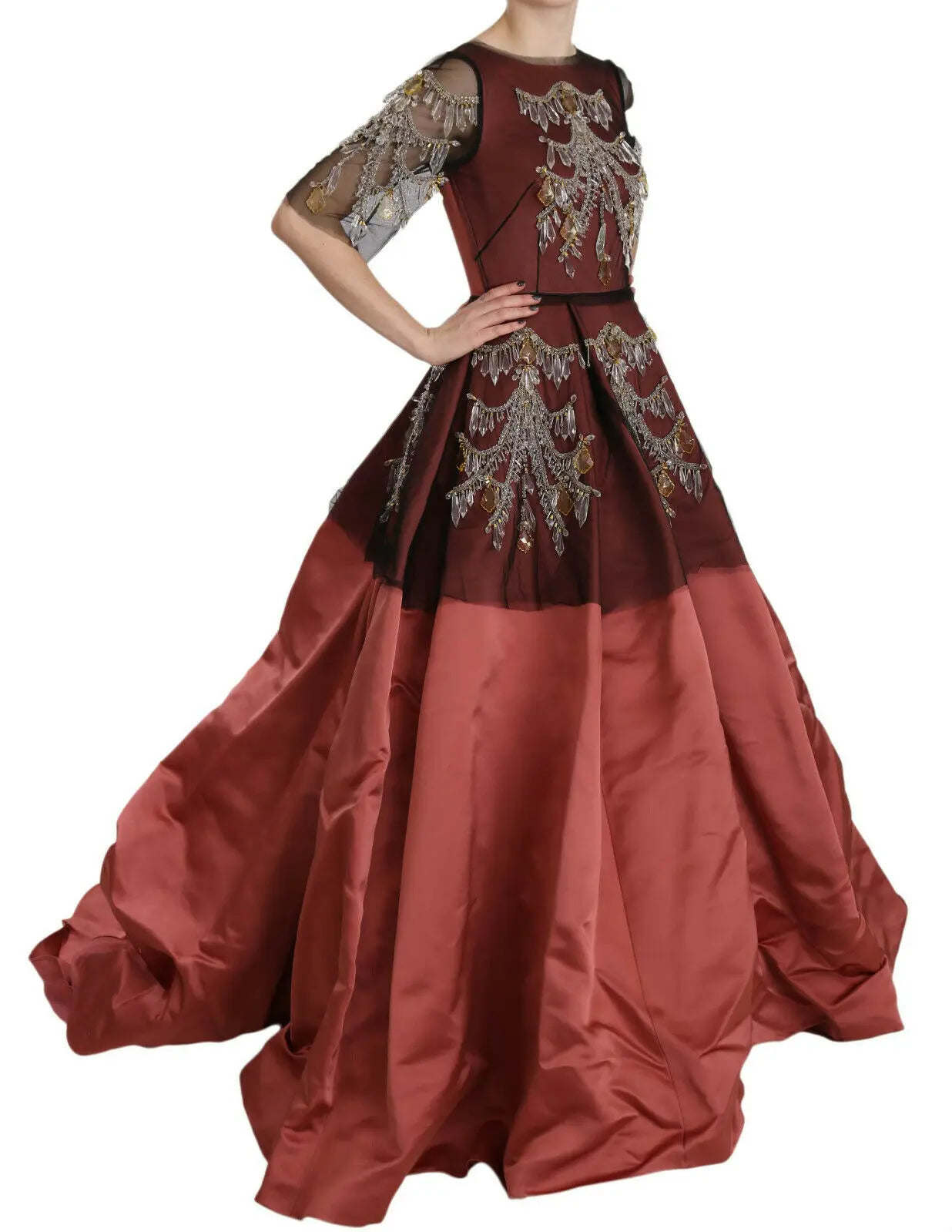 Robe Dolce & Gabbana Princess rose Dolce & Gabbana
