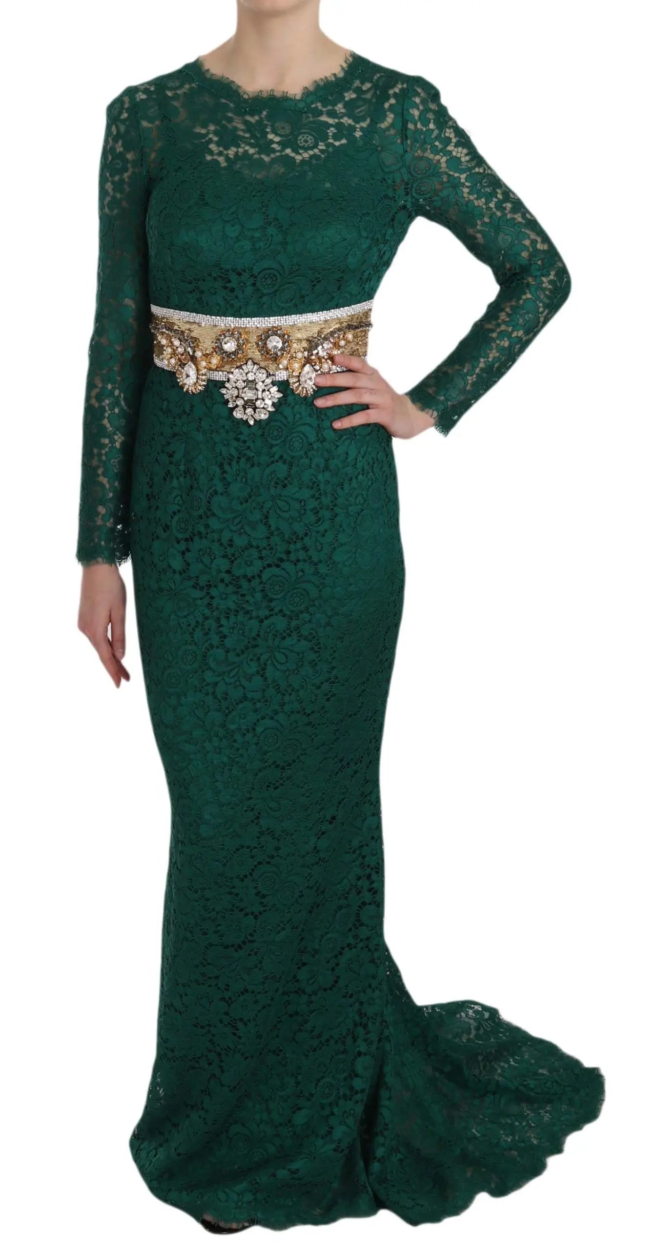 Robe Dolce & Gabbana verte Dolce & Gabbana